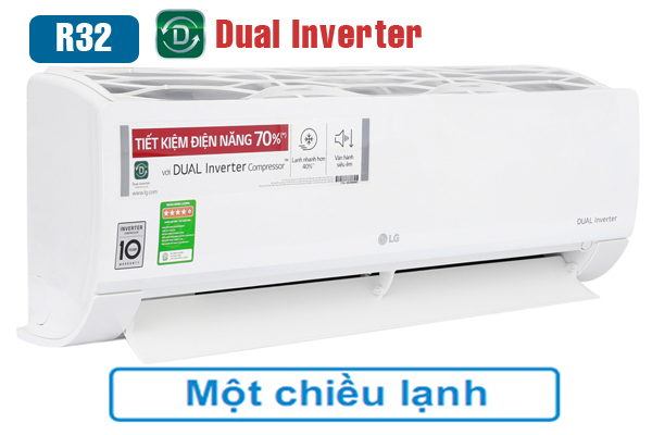 Điều hòa 1 chiều Inverter LG V18ENF 18.000BTU Dual Cool