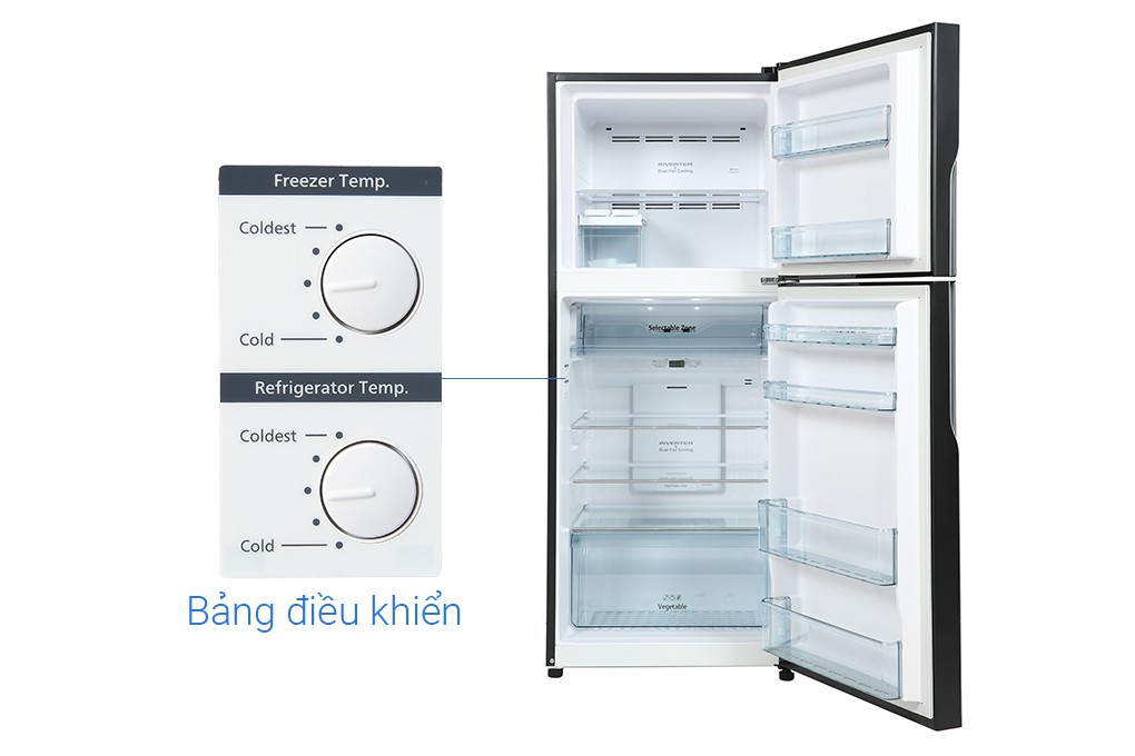 Tủ lạnh Hitachi Inverter 339 lít R-FVX450PGV9 GBK