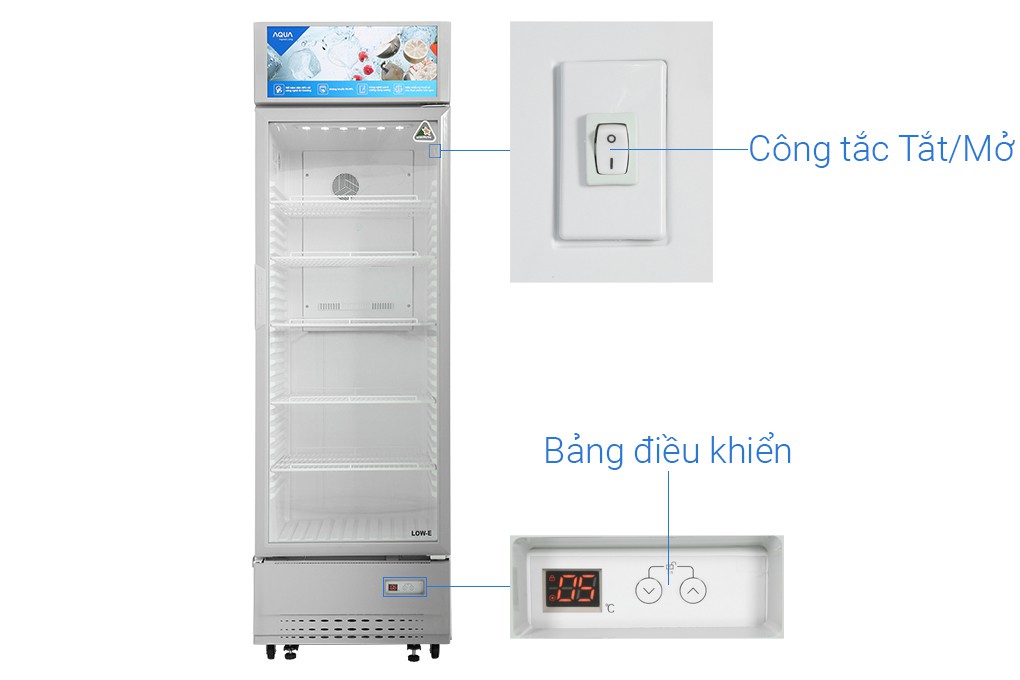 Tủ Mát Aqua 320 lít AQS-AF440S